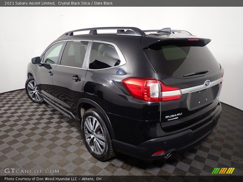 Crystal Black Silica / Slate Black 2021 Subaru Ascent Limited