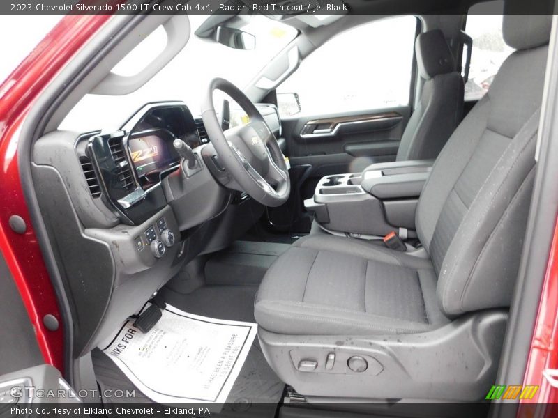 Radiant Red Tintcoat / Jet Black 2023 Chevrolet Silverado 1500 LT Crew Cab 4x4