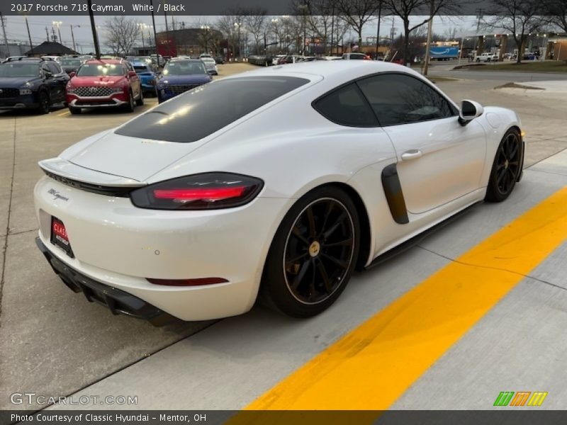 White / Black 2017 Porsche 718 Cayman