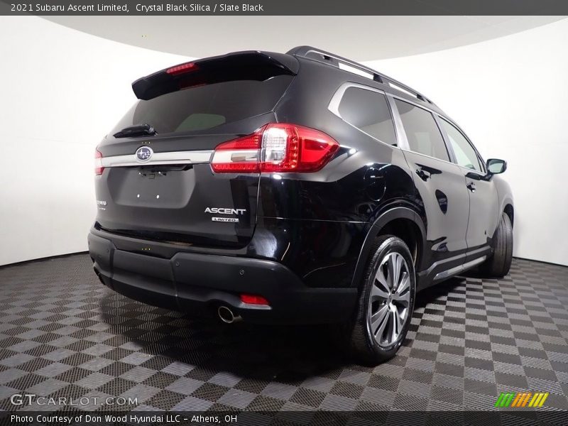 Crystal Black Silica / Slate Black 2021 Subaru Ascent Limited