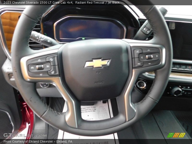 Radiant Red Tintcoat / Jet Black 2023 Chevrolet Silverado 1500 LT Crew Cab 4x4