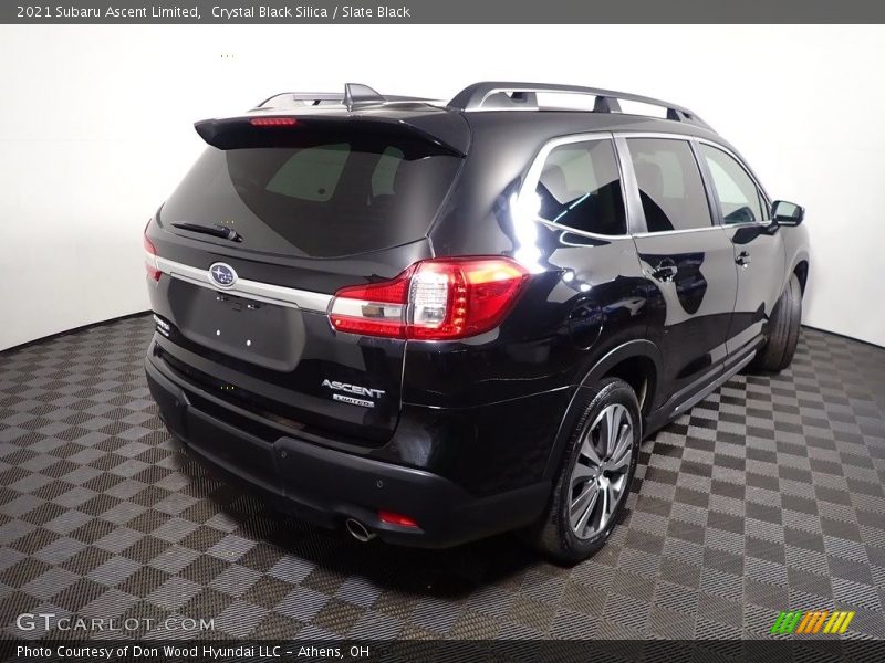 Crystal Black Silica / Slate Black 2021 Subaru Ascent Limited