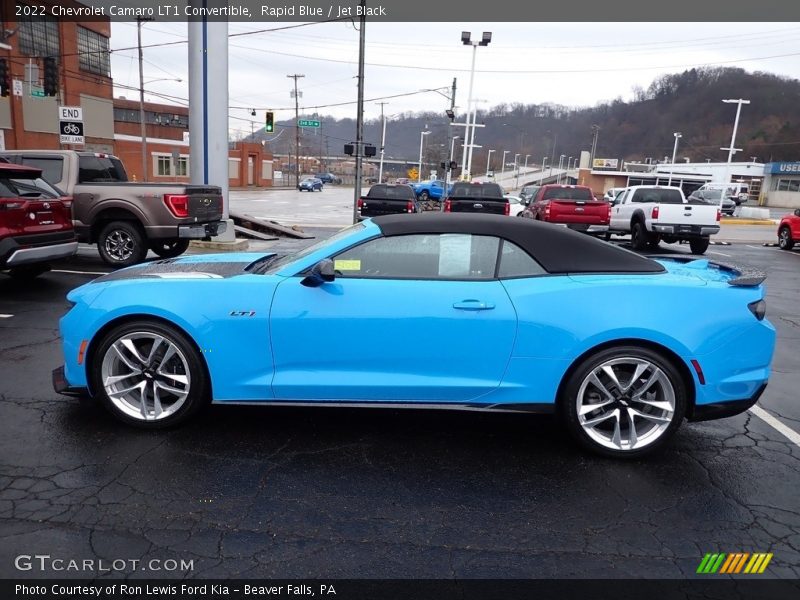  2022 Camaro LT1 Convertible Rapid Blue
