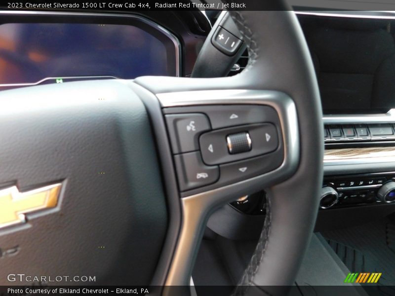 Radiant Red Tintcoat / Jet Black 2023 Chevrolet Silverado 1500 LT Crew Cab 4x4