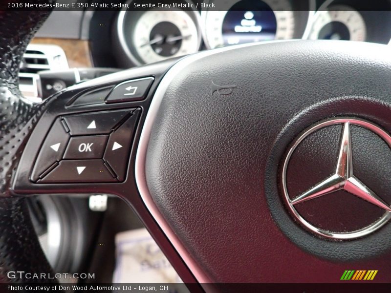 Selenite Grey Metallic / Black 2016 Mercedes-Benz E 350 4Matic Sedan