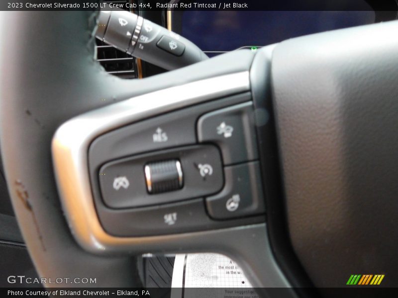 Radiant Red Tintcoat / Jet Black 2023 Chevrolet Silverado 1500 LT Crew Cab 4x4