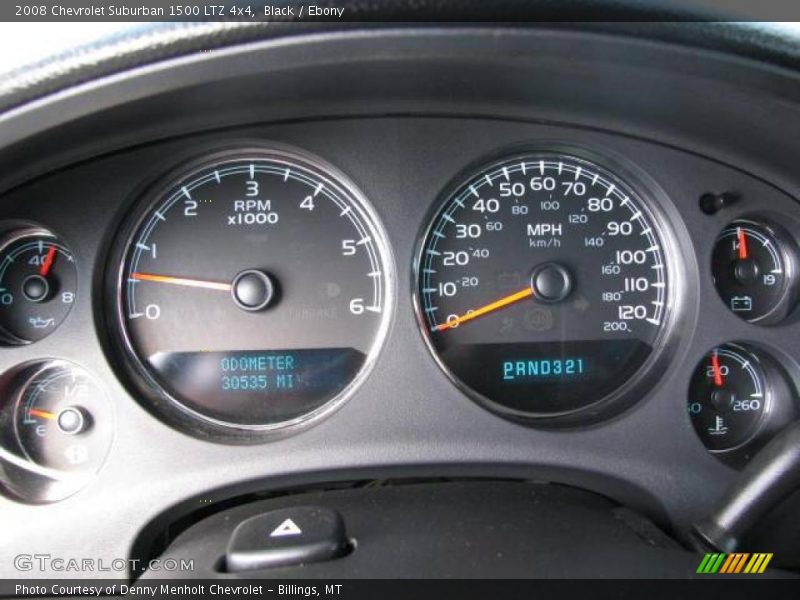 Black / Ebony 2008 Chevrolet Suburban 1500 LTZ 4x4