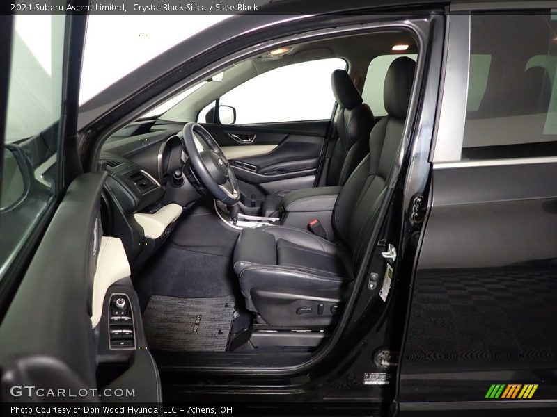 Crystal Black Silica / Slate Black 2021 Subaru Ascent Limited