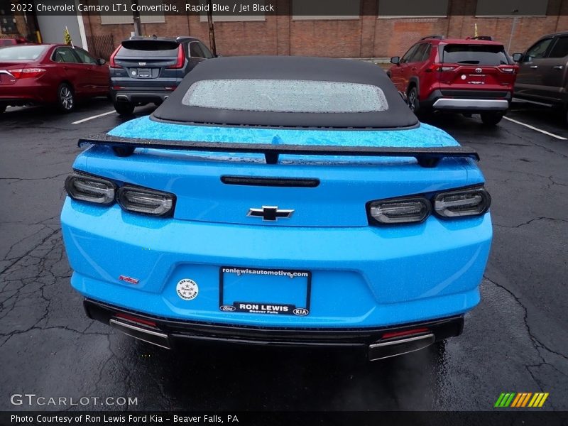 Rapid Blue / Jet Black 2022 Chevrolet Camaro LT1 Convertible