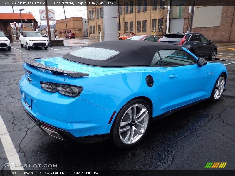 Rapid Blue / Jet Black 2022 Chevrolet Camaro LT1 Convertible