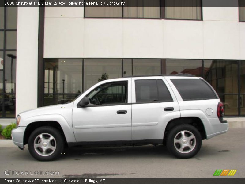 Silverstone Metallic / Light Gray 2008 Chevrolet TrailBlazer LS 4x4