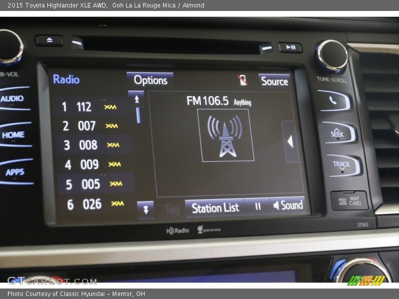 Ooh La La Rouge Mica / Almond 2015 Toyota Highlander XLE AWD