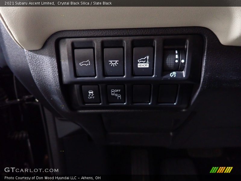 Crystal Black Silica / Slate Black 2021 Subaru Ascent Limited