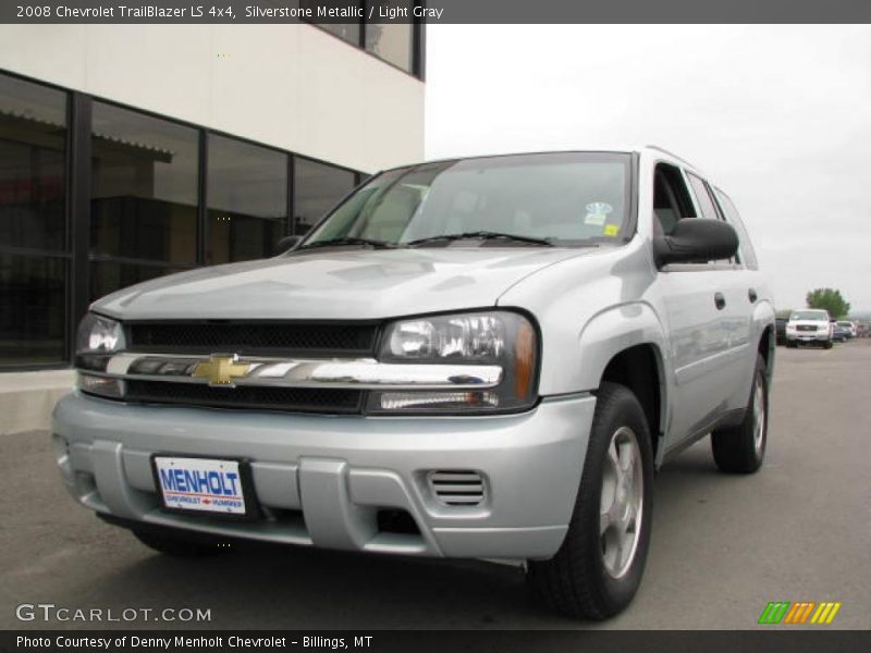 Silverstone Metallic / Light Gray 2008 Chevrolet TrailBlazer LS 4x4