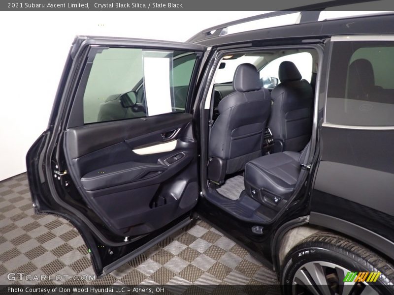 Crystal Black Silica / Slate Black 2021 Subaru Ascent Limited