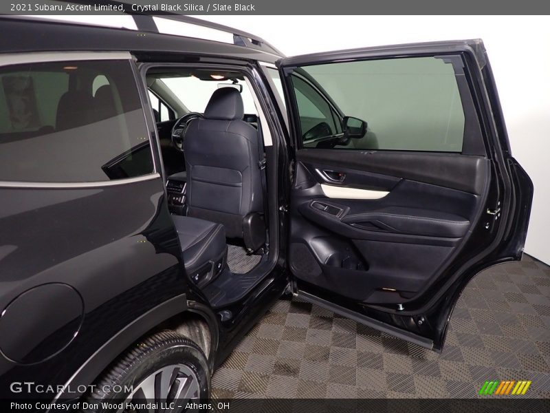 Crystal Black Silica / Slate Black 2021 Subaru Ascent Limited