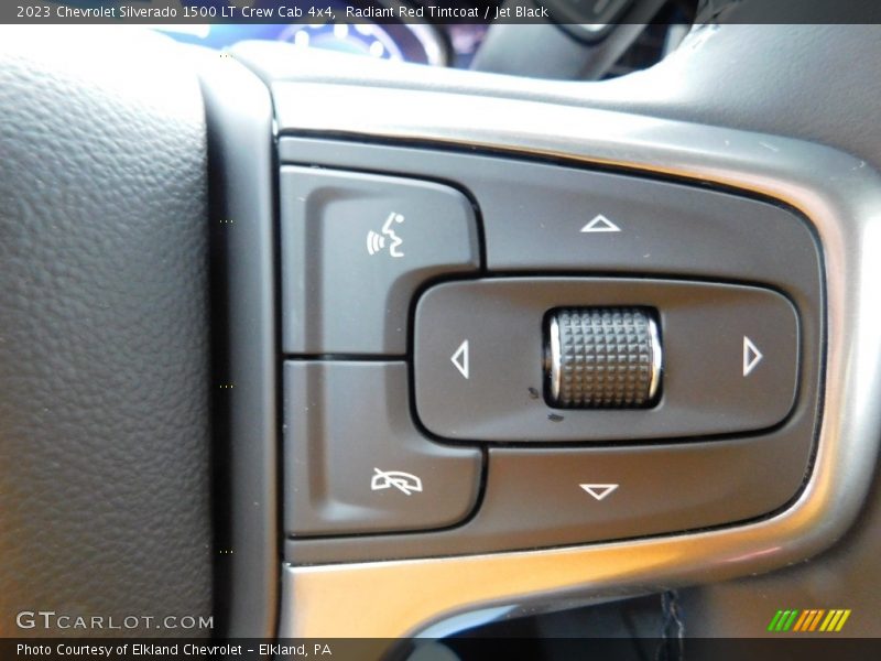 Radiant Red Tintcoat / Jet Black 2023 Chevrolet Silverado 1500 LT Crew Cab 4x4