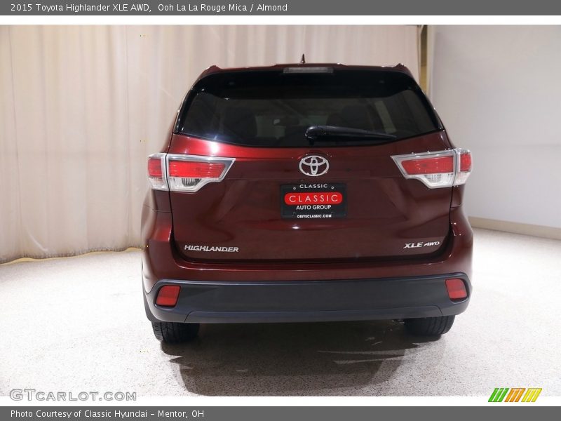 Ooh La La Rouge Mica / Almond 2015 Toyota Highlander XLE AWD