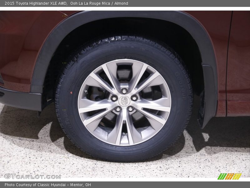 Ooh La La Rouge Mica / Almond 2015 Toyota Highlander XLE AWD