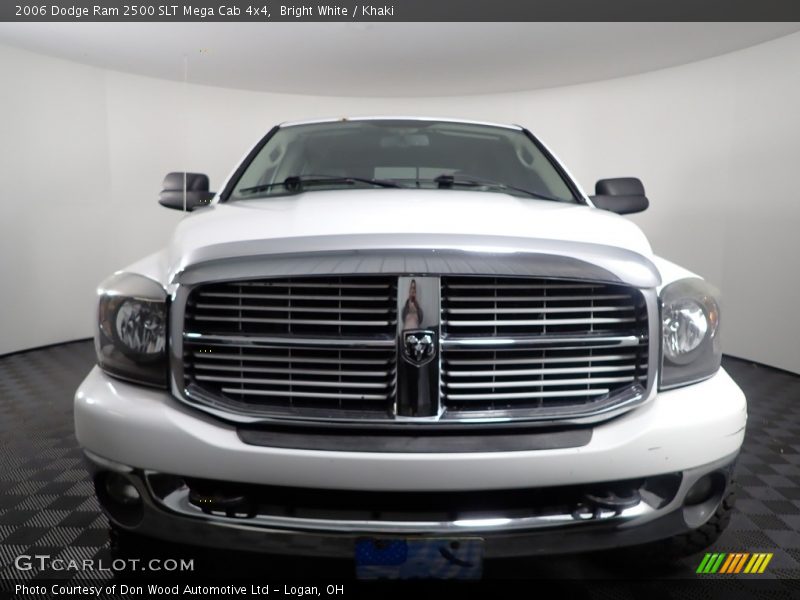 Bright White / Khaki 2006 Dodge Ram 2500 SLT Mega Cab 4x4
