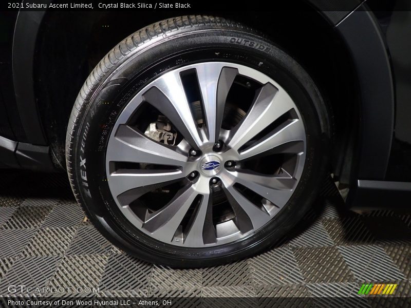 Crystal Black Silica / Slate Black 2021 Subaru Ascent Limited