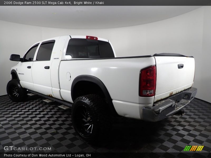 Bright White / Khaki 2006 Dodge Ram 2500 SLT Mega Cab 4x4