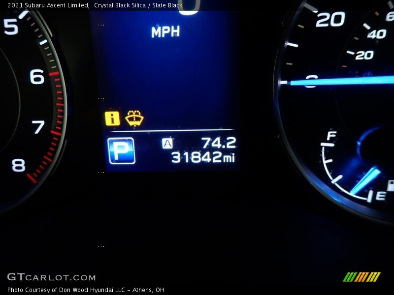Crystal Black Silica / Slate Black 2021 Subaru Ascent Limited