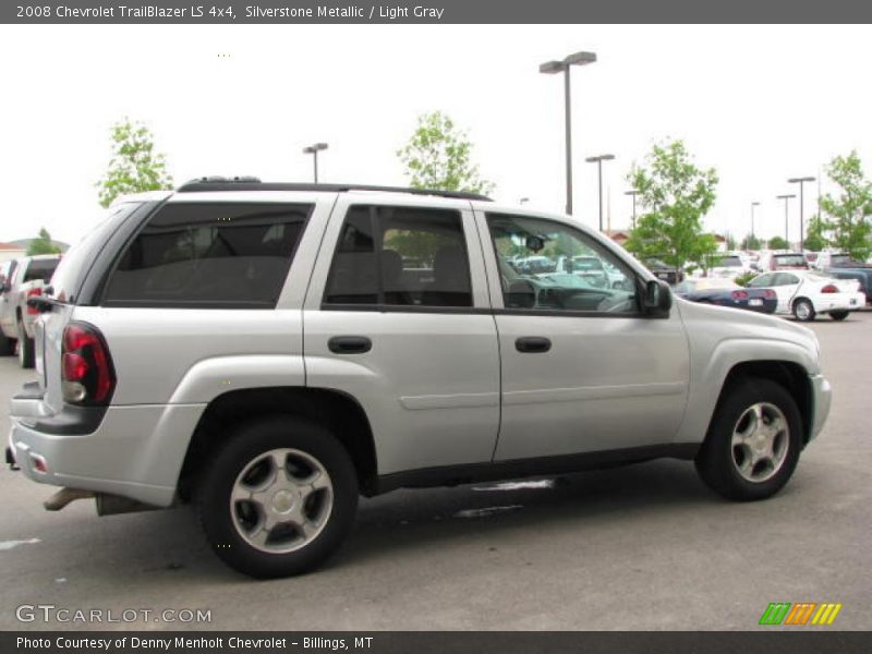 Silverstone Metallic / Light Gray 2008 Chevrolet TrailBlazer LS 4x4