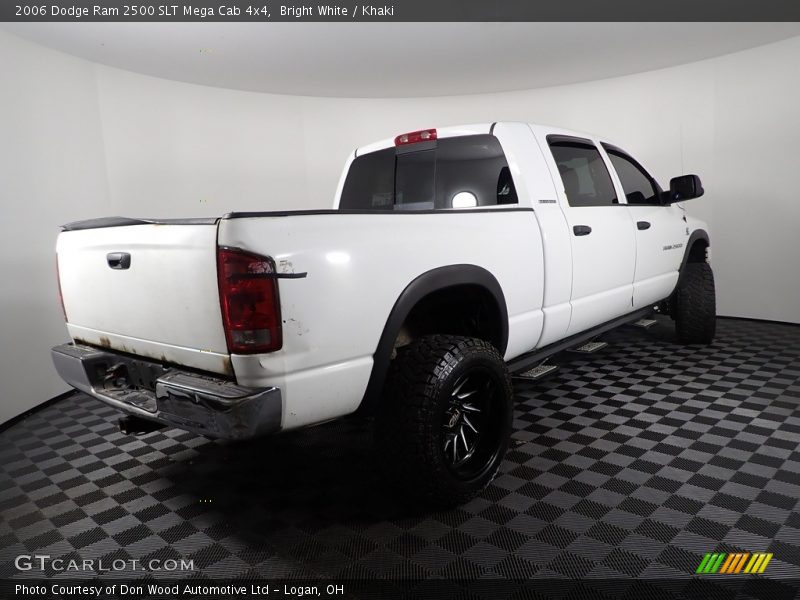 Bright White / Khaki 2006 Dodge Ram 2500 SLT Mega Cab 4x4