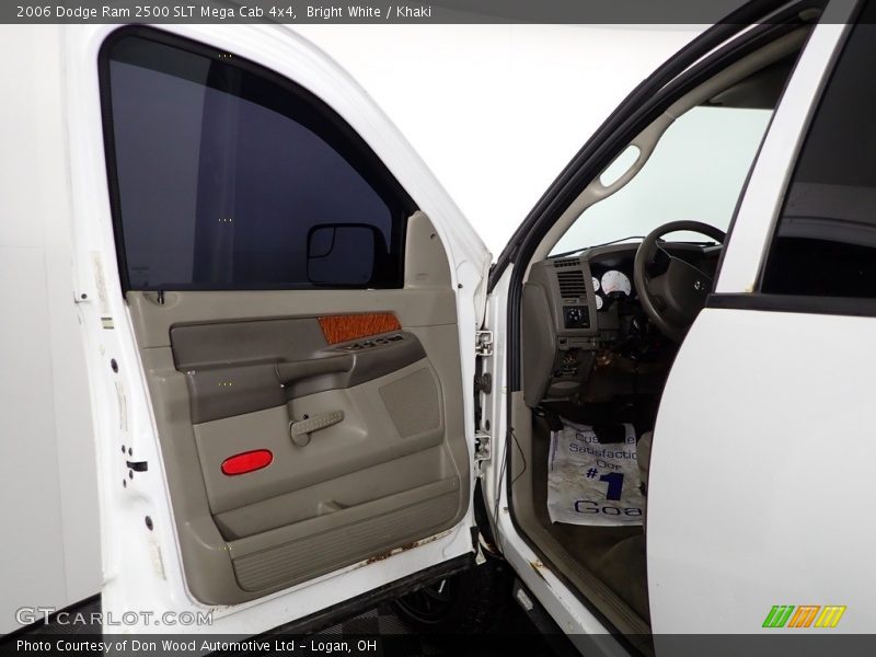 Bright White / Khaki 2006 Dodge Ram 2500 SLT Mega Cab 4x4