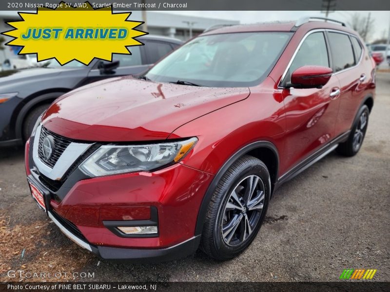 Scarlet Ember Tintcoat / Charcoal 2020 Nissan Rogue SV AWD