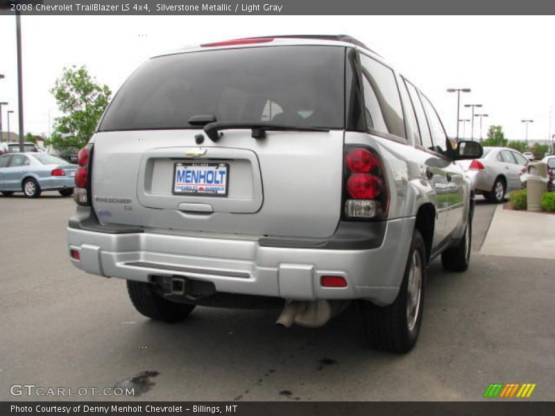 Silverstone Metallic / Light Gray 2008 Chevrolet TrailBlazer LS 4x4