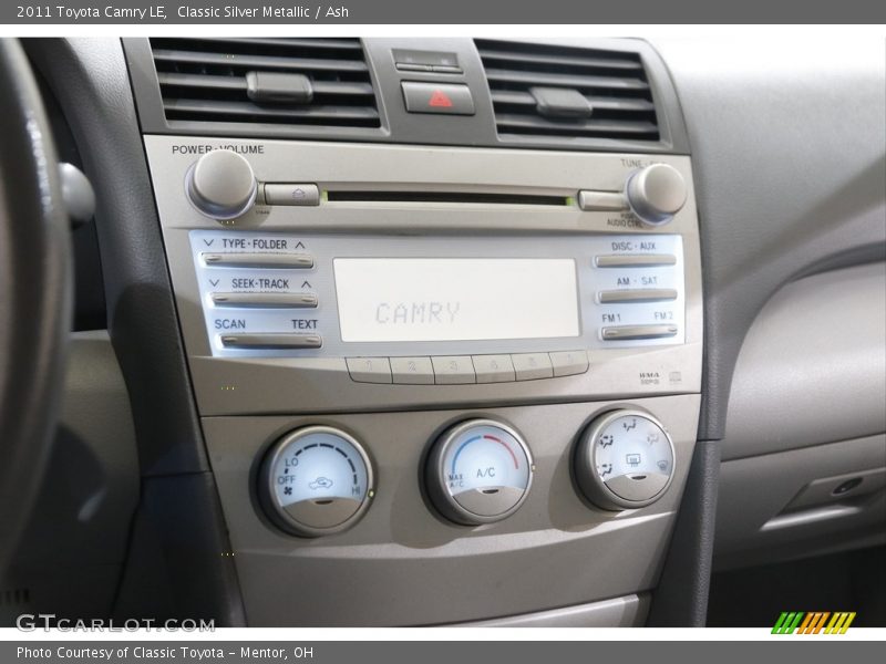 Classic Silver Metallic / Ash 2011 Toyota Camry LE