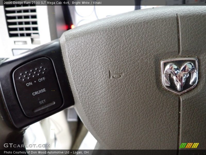 Bright White / Khaki 2006 Dodge Ram 2500 SLT Mega Cab 4x4