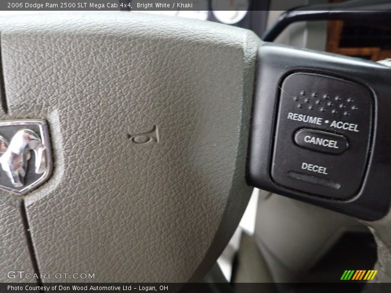 Bright White / Khaki 2006 Dodge Ram 2500 SLT Mega Cab 4x4