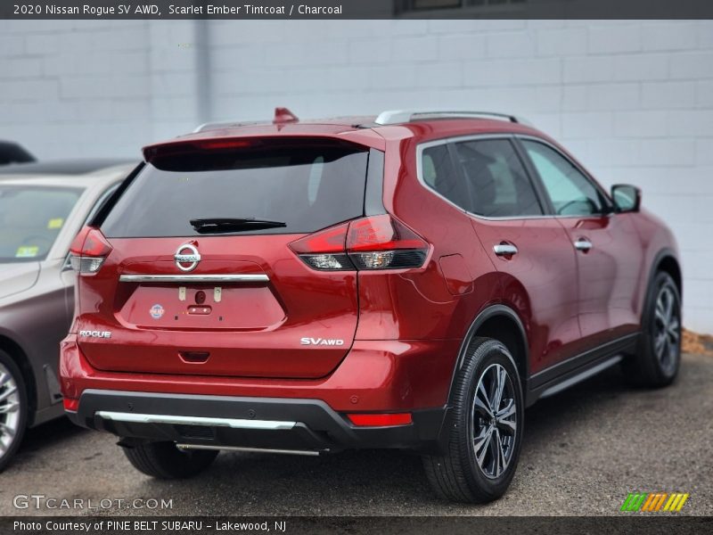 Scarlet Ember Tintcoat / Charcoal 2020 Nissan Rogue SV AWD