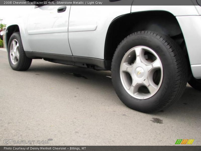 Silverstone Metallic / Light Gray 2008 Chevrolet TrailBlazer LS 4x4