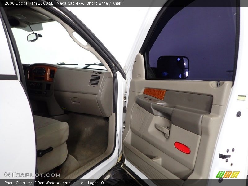 Bright White / Khaki 2006 Dodge Ram 2500 SLT Mega Cab 4x4