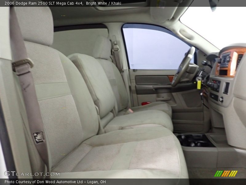 Bright White / Khaki 2006 Dodge Ram 2500 SLT Mega Cab 4x4