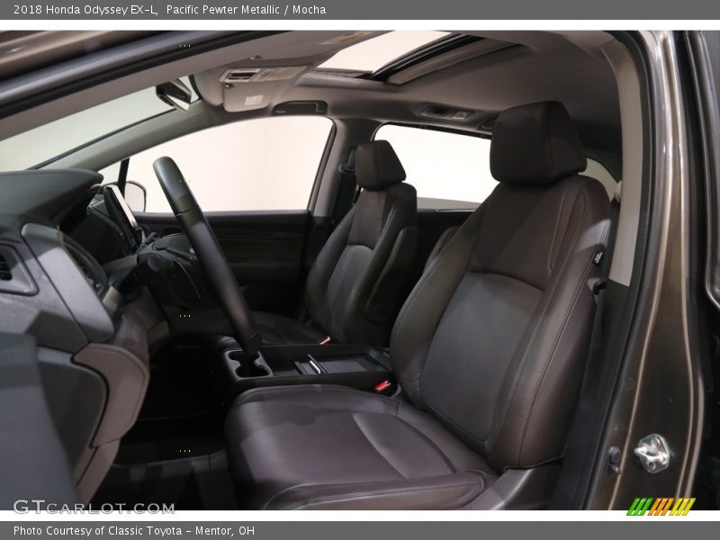 Pacific Pewter Metallic / Mocha 2018 Honda Odyssey EX-L