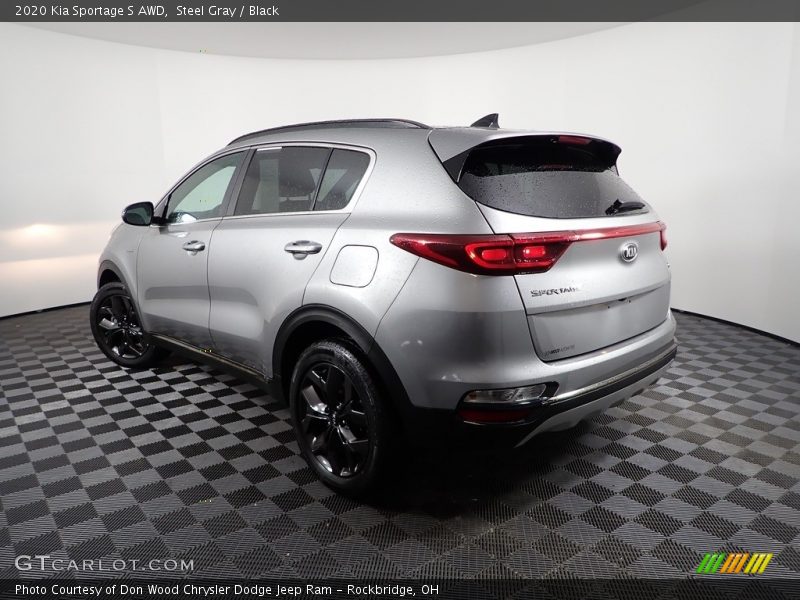 Steel Gray / Black 2020 Kia Sportage S AWD
