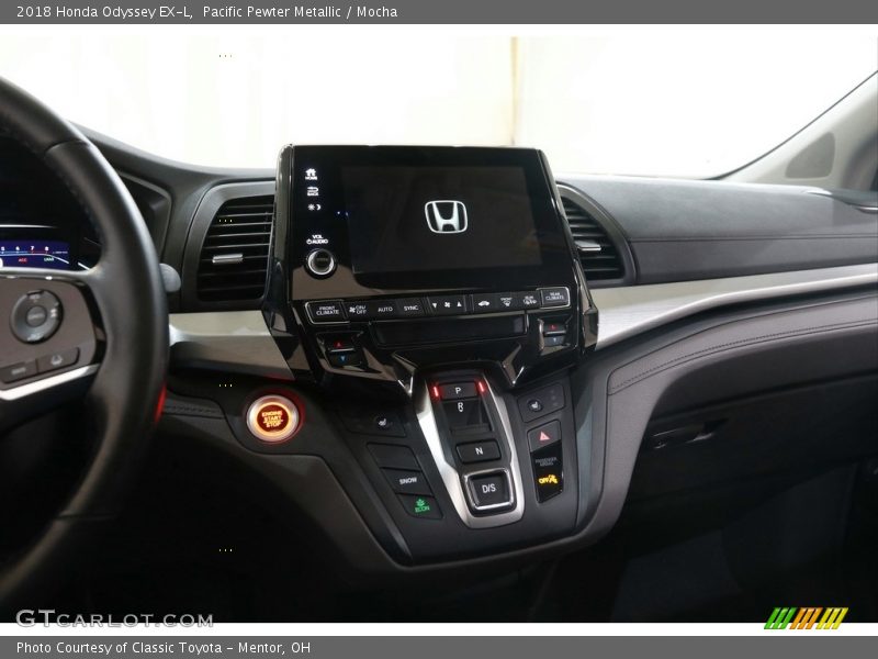 Pacific Pewter Metallic / Mocha 2018 Honda Odyssey EX-L