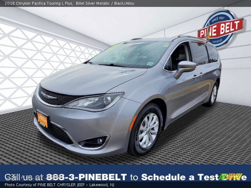 Billet Silver Metallic / Black/Alloy 2018 Chrysler Pacifica Touring L Plus