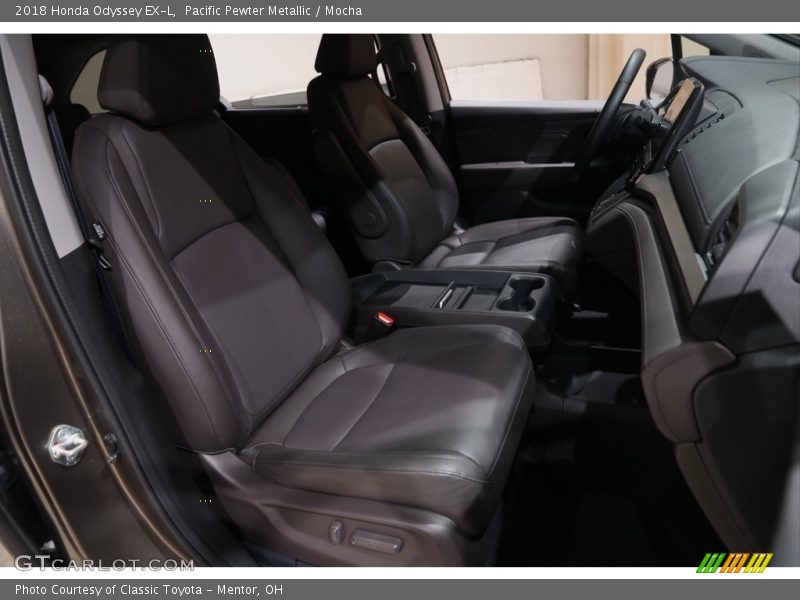 Pacific Pewter Metallic / Mocha 2018 Honda Odyssey EX-L