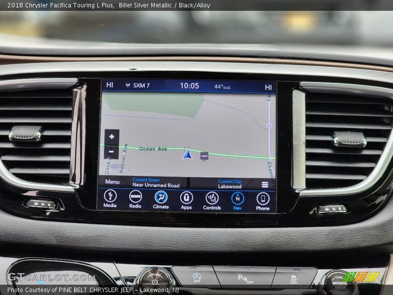 Billet Silver Metallic / Black/Alloy 2018 Chrysler Pacifica Touring L Plus