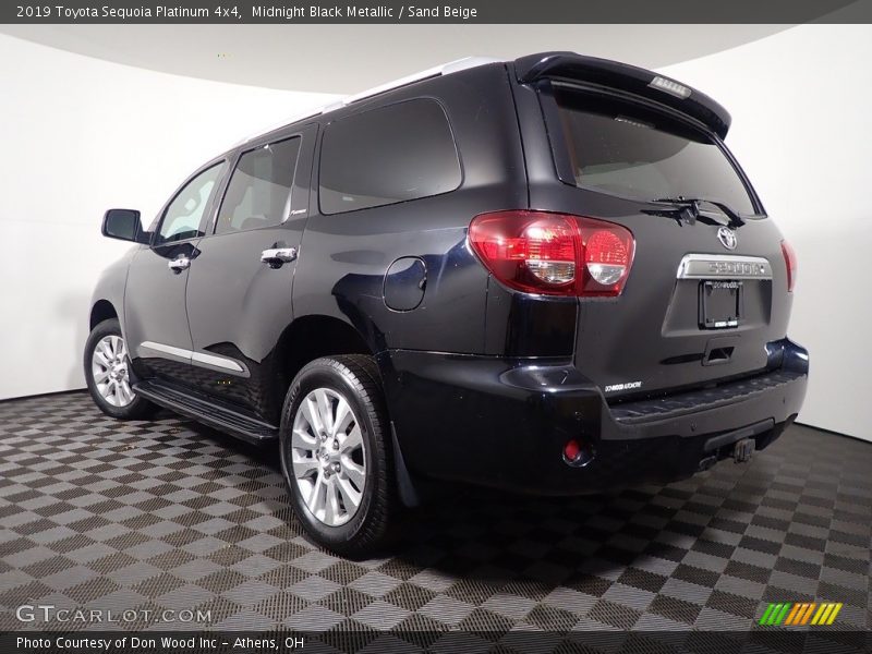 Midnight Black Metallic / Sand Beige 2019 Toyota Sequoia Platinum 4x4