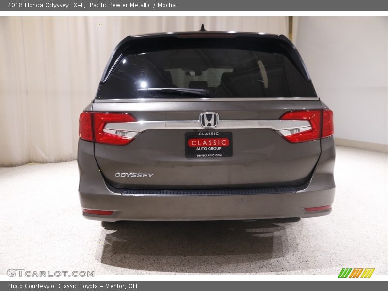 Pacific Pewter Metallic / Mocha 2018 Honda Odyssey EX-L