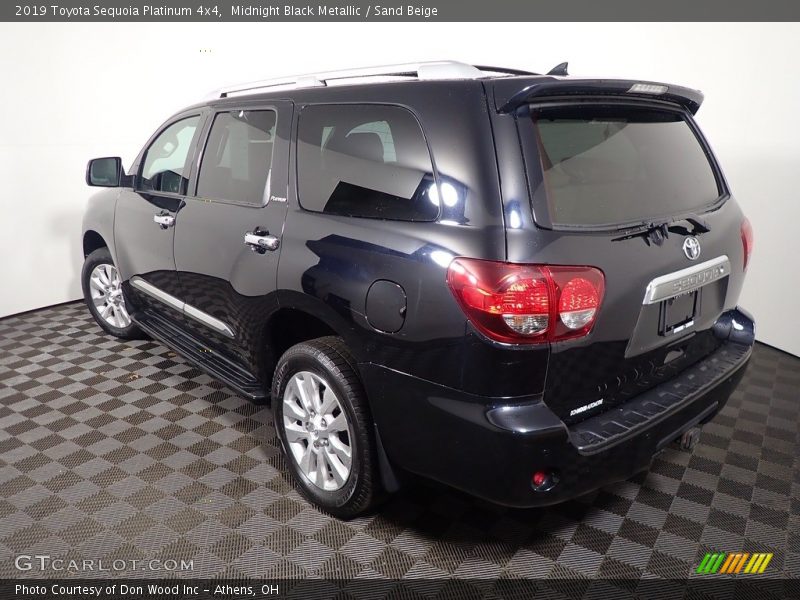 Midnight Black Metallic / Sand Beige 2019 Toyota Sequoia Platinum 4x4