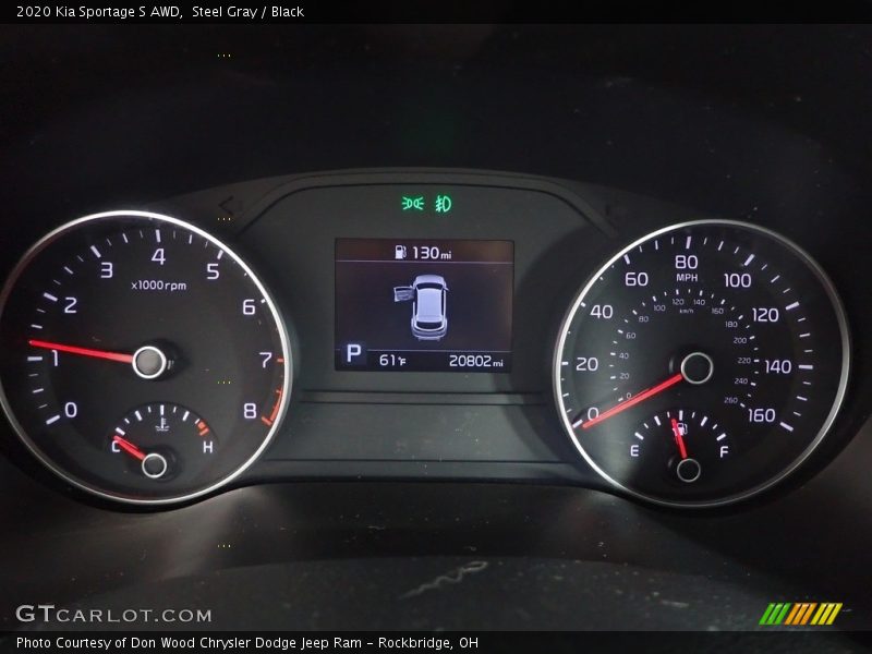 Steel Gray / Black 2020 Kia Sportage S AWD