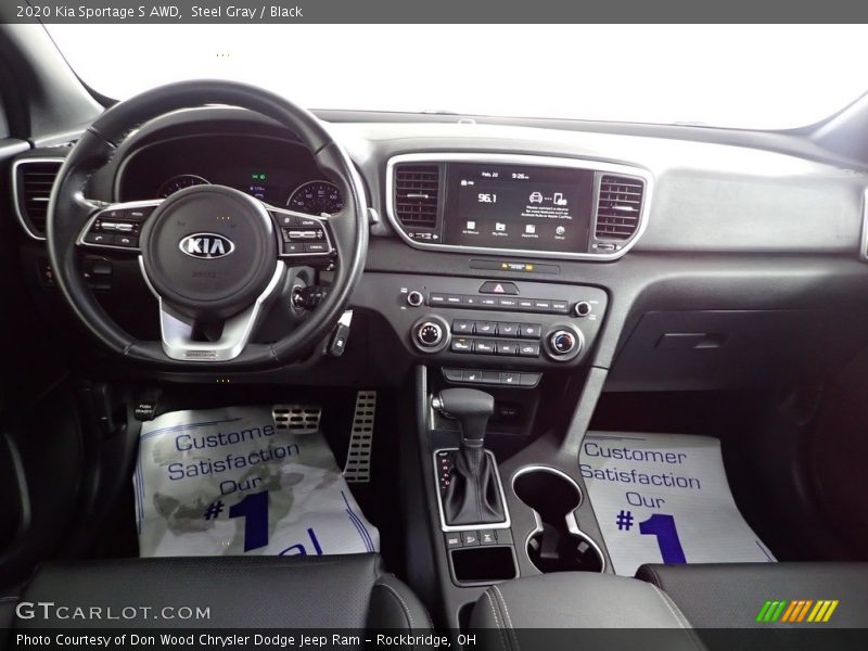 Steel Gray / Black 2020 Kia Sportage S AWD